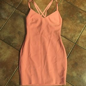 Elizabeth and James Size 4 Coral Pink Dress